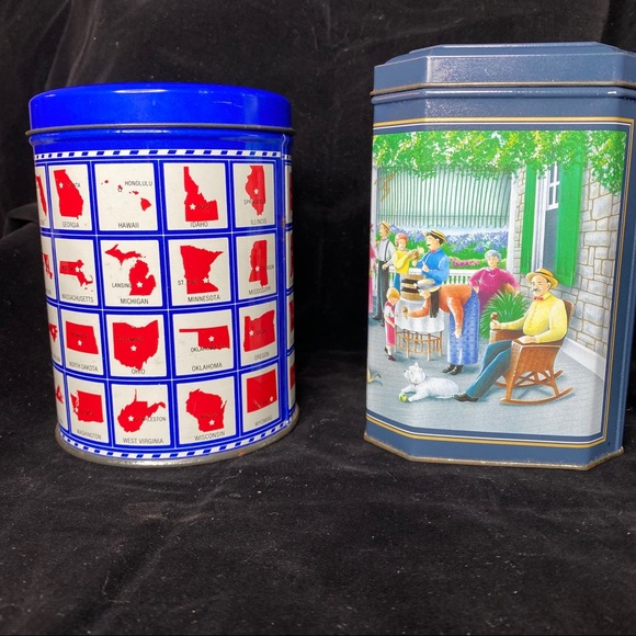 Lot of 2 Vntg Tins Hershey’s & Valleybrook Farms - Picture 2 of 9